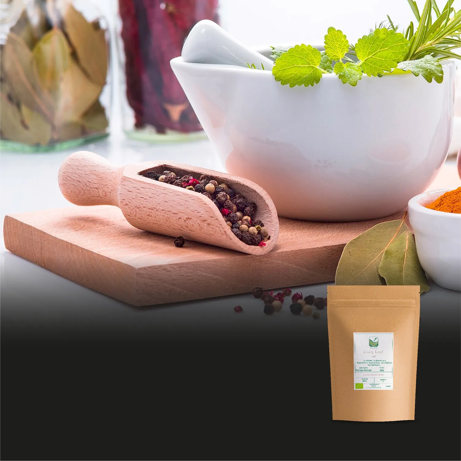 Valley of Tea Curryblad krydda 100g mild citrus