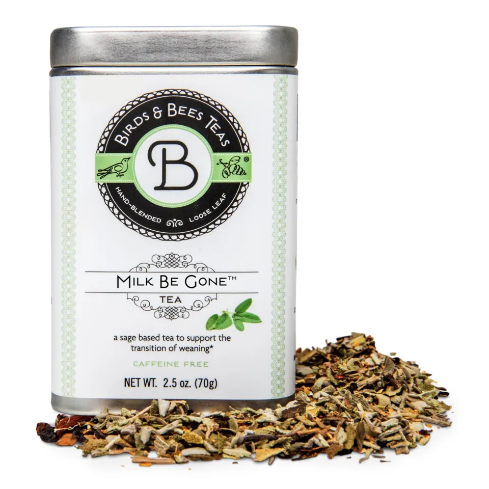 Birds & Bees Tea Milk Be Gone örtte plåtburk