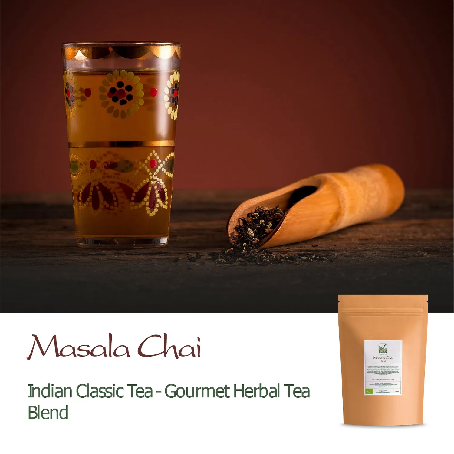 Valley of Tea Masala Chai kryddte 200g lösvikt