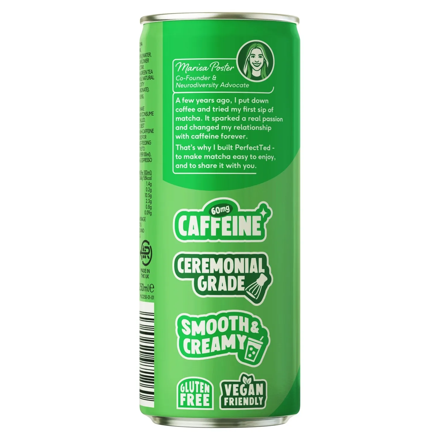 Perfect Ted Original Oat matcha latte 12-pack havremjölk