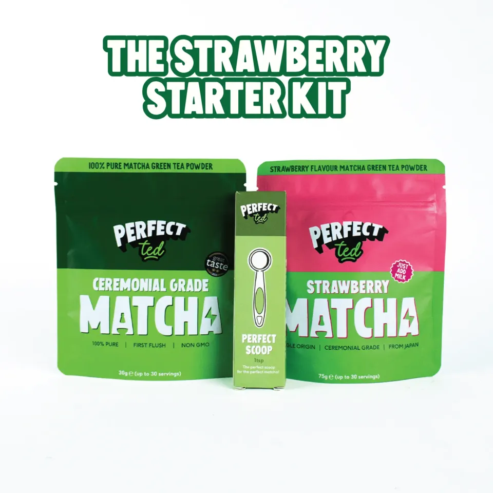 Perfect Ted Strawberry Starter Kit matchakit jordgubb