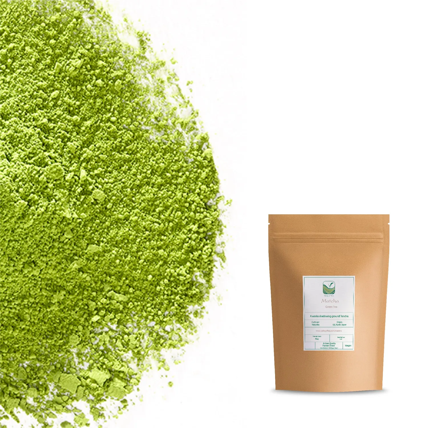 Valley of Tea Matcha grönt te 30g Japan stenmalen