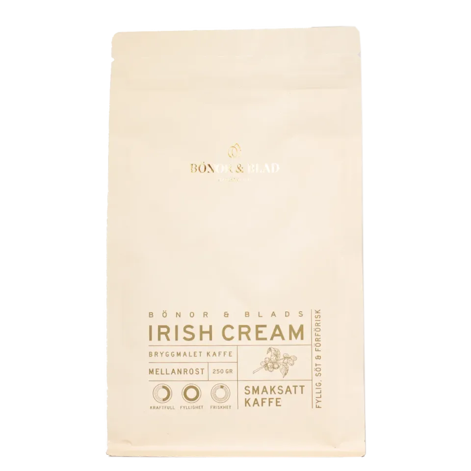Bönor & Blad Irish Cream bryggkaffe 250 g malet