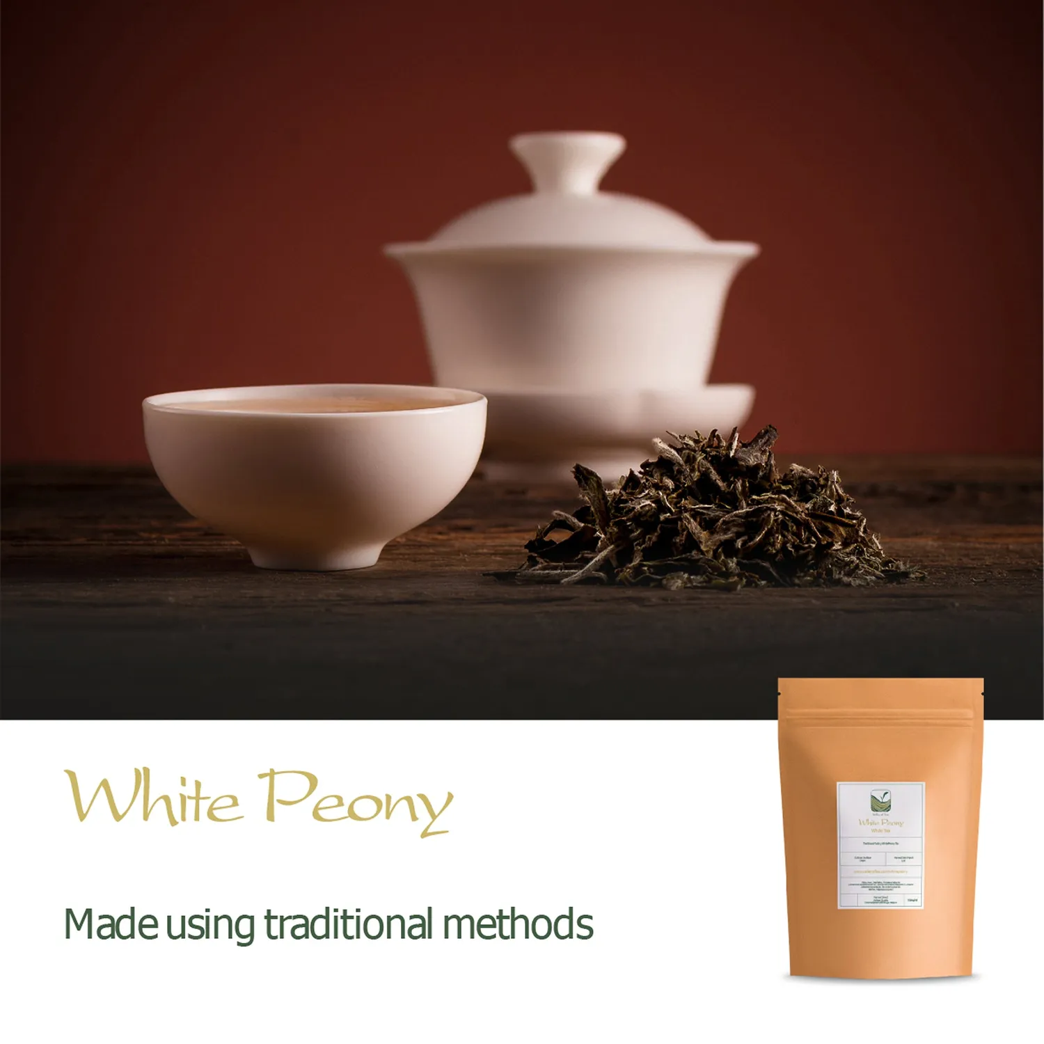 Valley of Tea Vit Pion te 50g lösvikt
