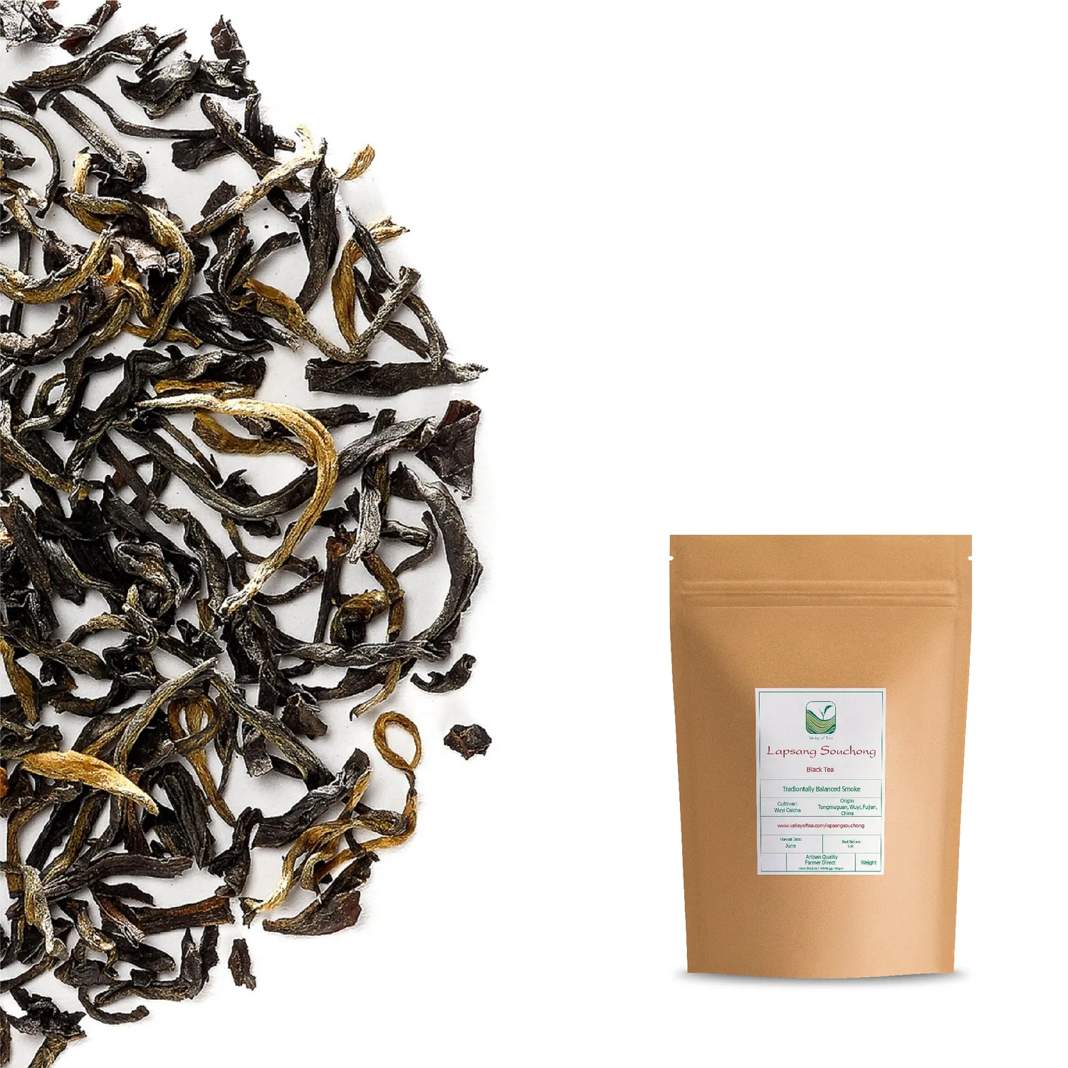 Valley of Tea Lapsang Souchong te 100g rökigt
