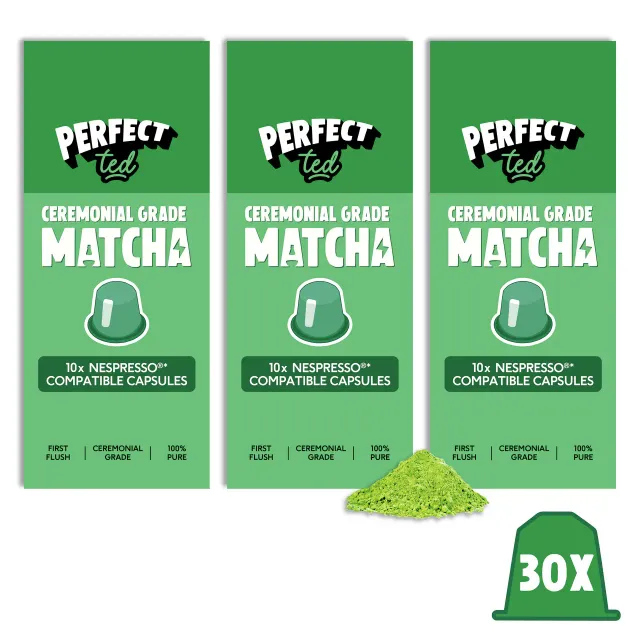 PerfectTed Original matchakapslar 100% matcha