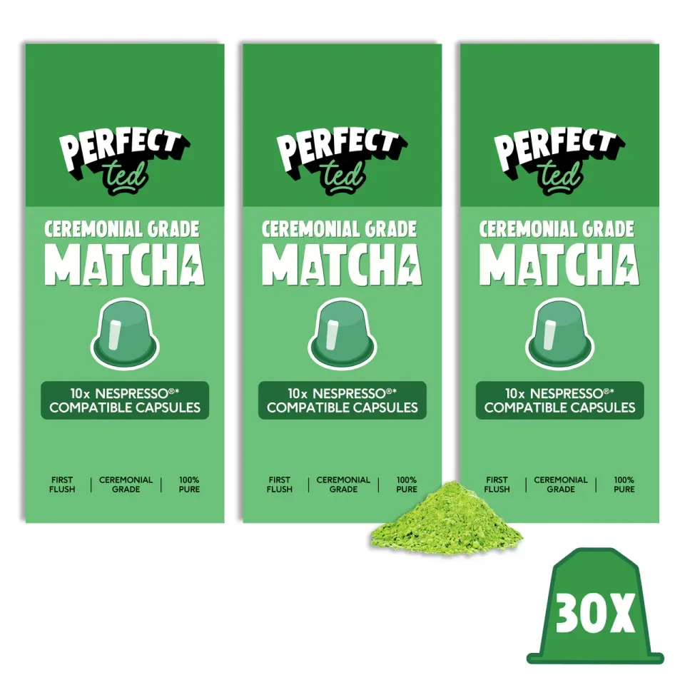 PerfectTed Original matchakapslar 100% matcha