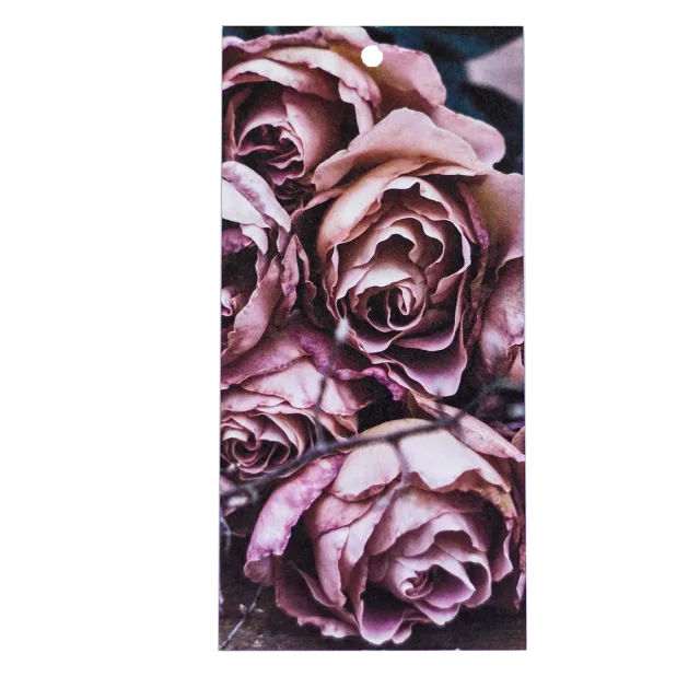 Card Store Rosor hangtag 10 cm rosa