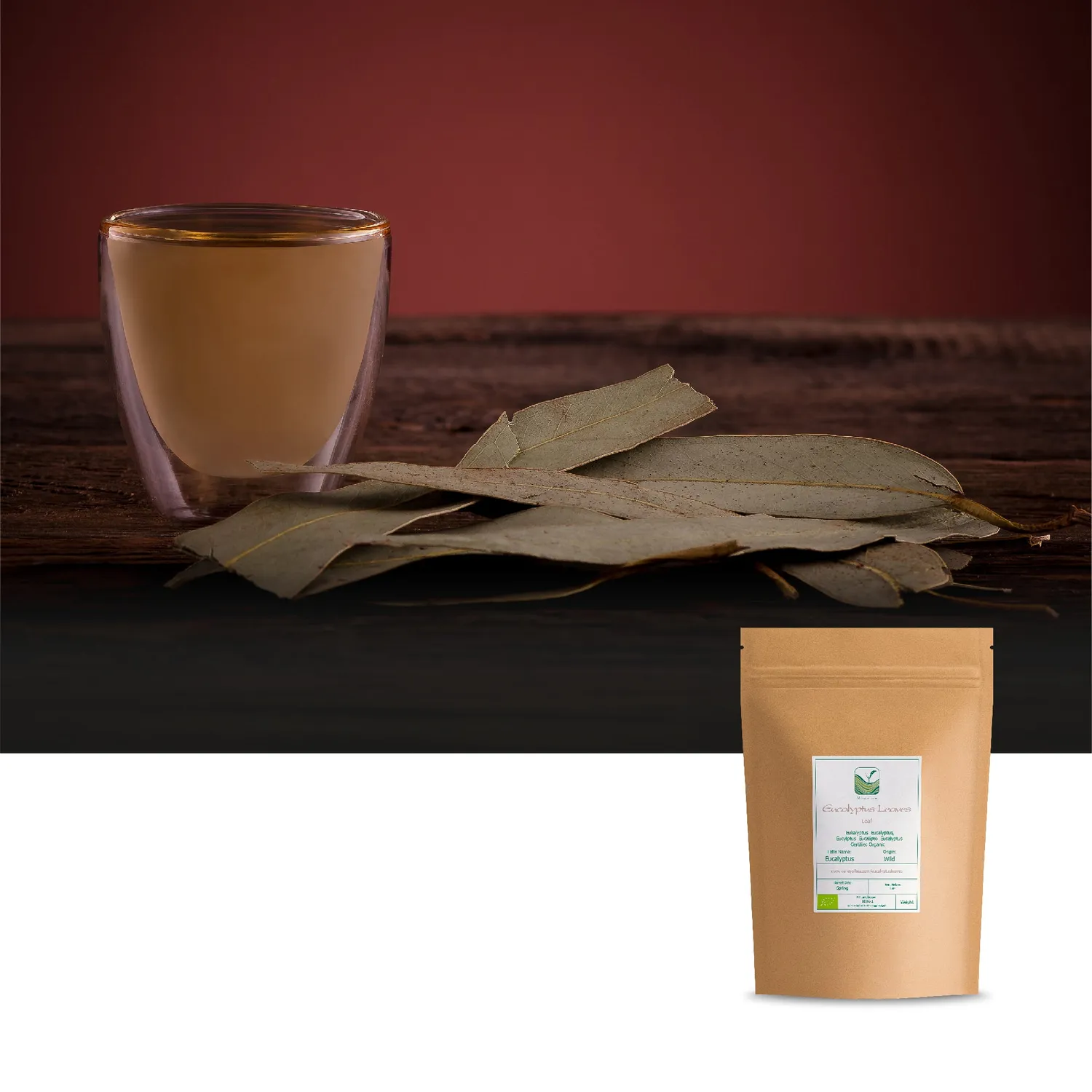 Valley of Tea Eukalyptusblad örtte lösvikt 50g helblad