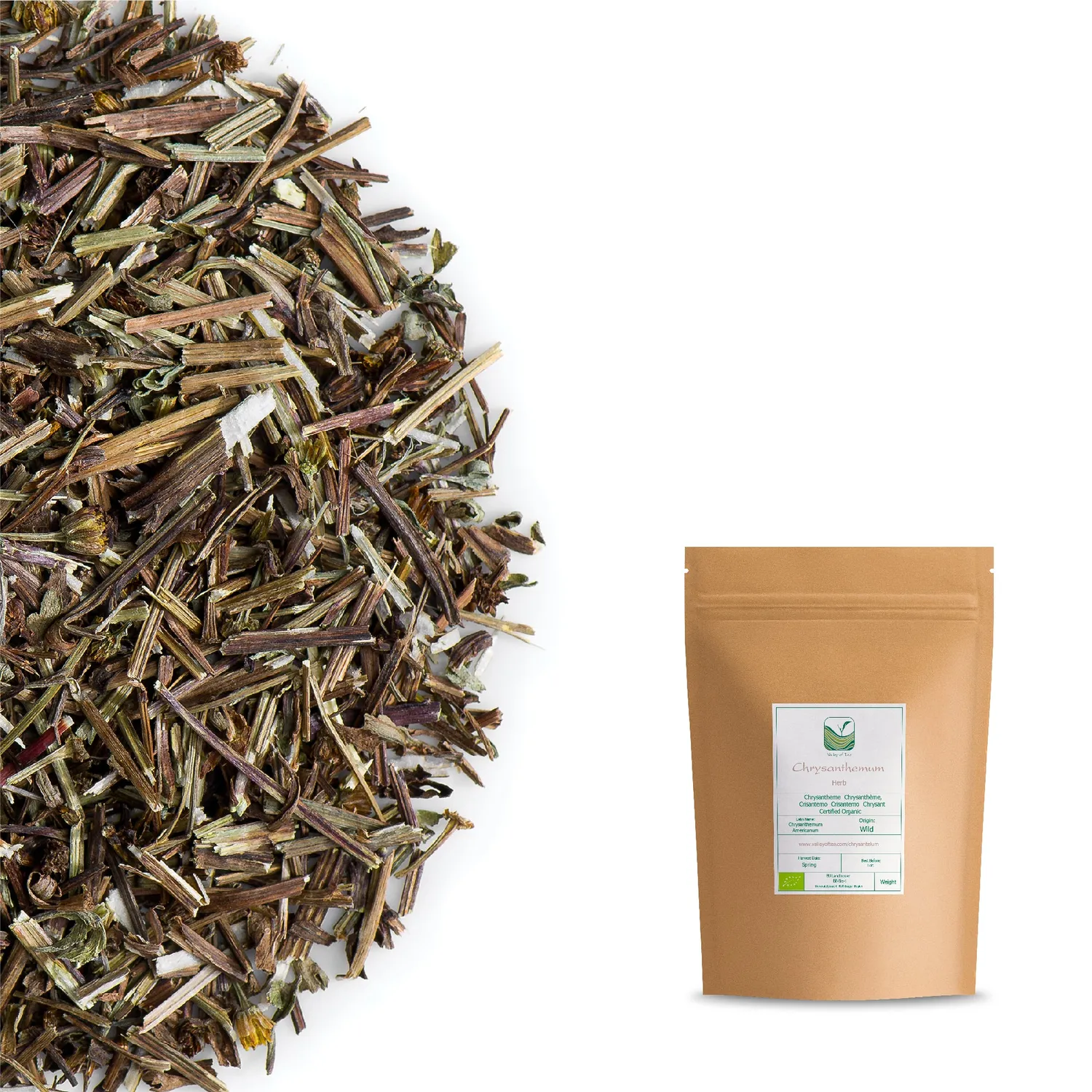 Valley of Tea Krysantemum örtte 100g koffeinfritt
