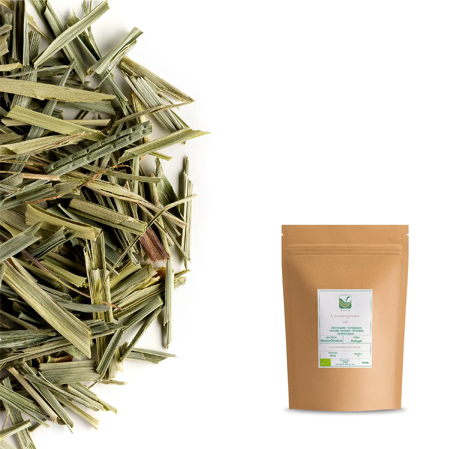 Valley of Tea Citrongräs örtte 700 g koffeinfri