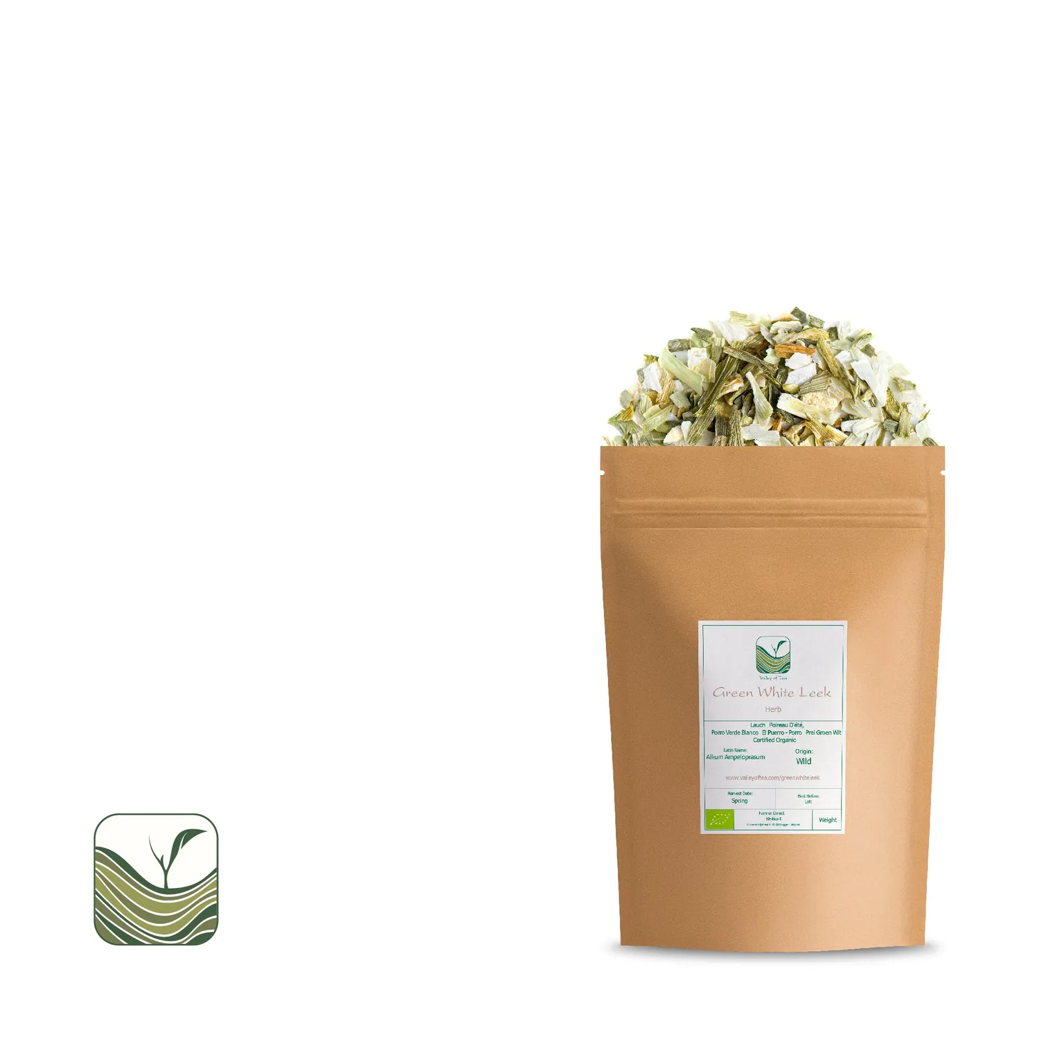 Valley of Tea Vildpurjolök krydda 100g torkad mild