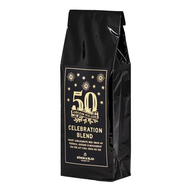 Bönor & Blad Celebration Blend svart te 90 g presentpåse