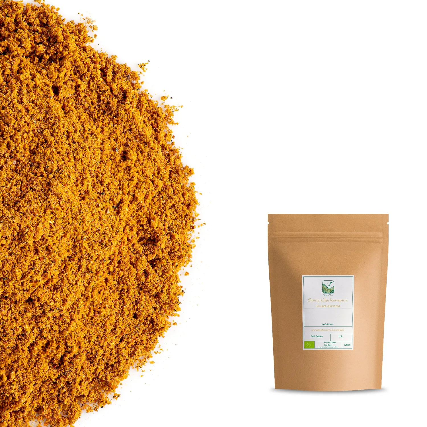 Valley of Tea Spicy Chicken kycklingkrydda 200g het chili