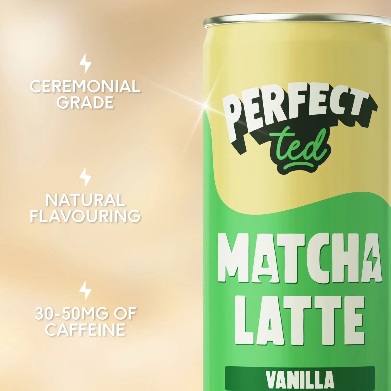 Perfect Ted Vanilla Oat matcha latte 4-pack