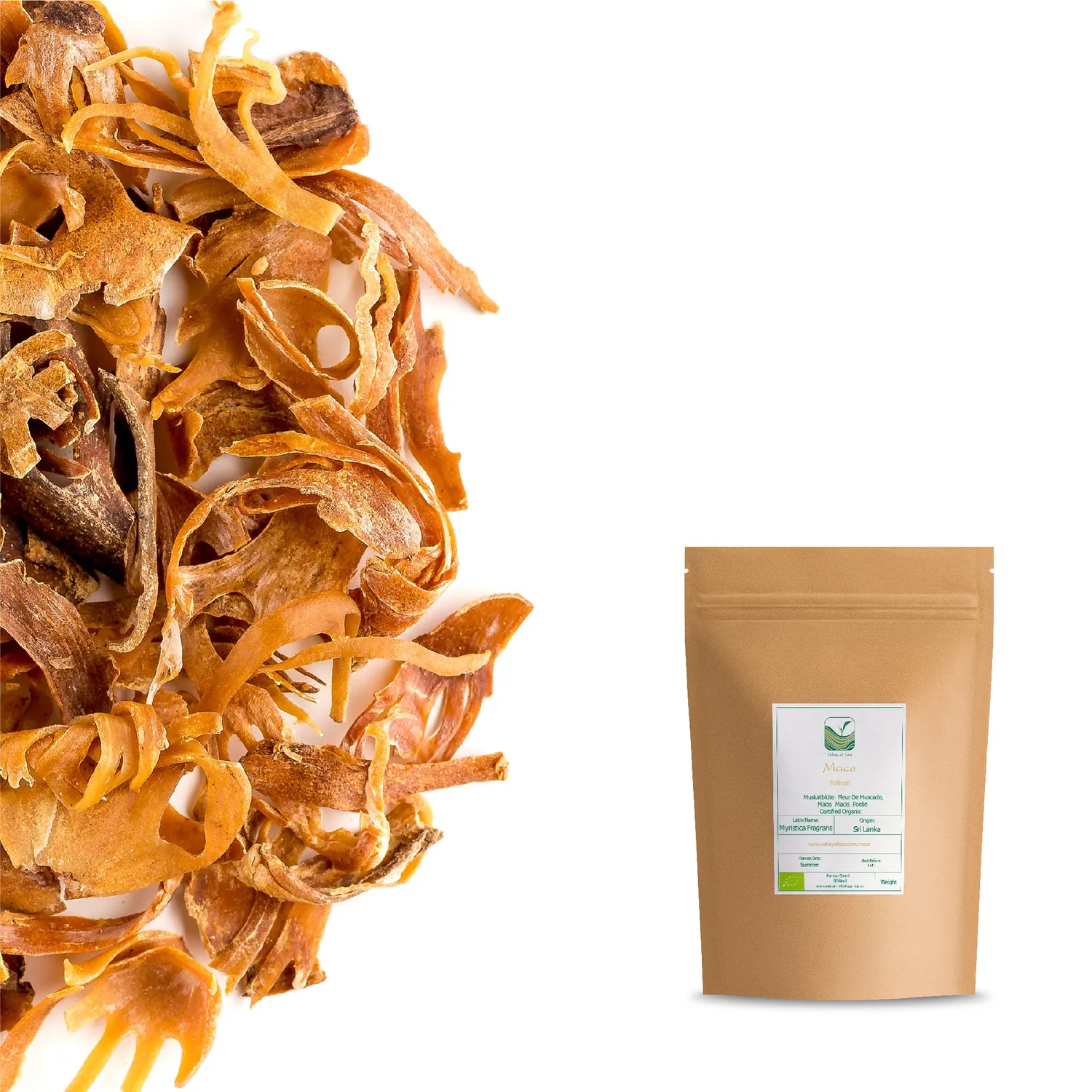 Valley of Tea Muskotblomma krydda 100g pulver