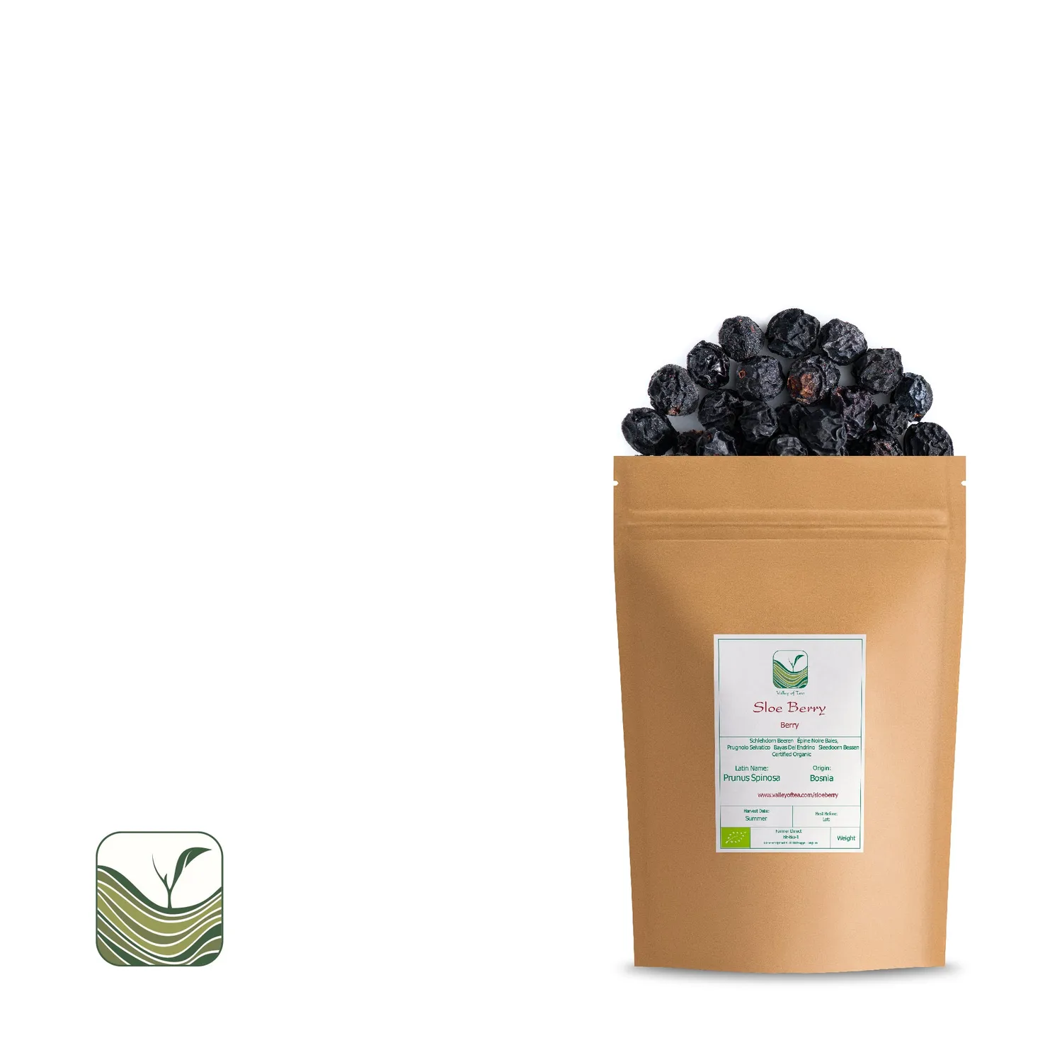 Valley of Tea Slånbär örtte 200 g syrlig bär