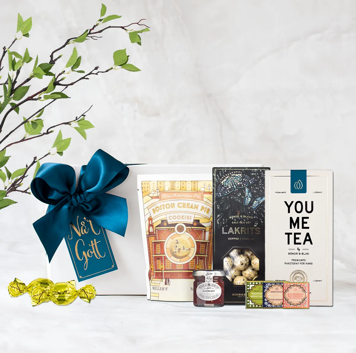 Bönor & Blad Signature Gift Small presentask te kakor 7 sorter
