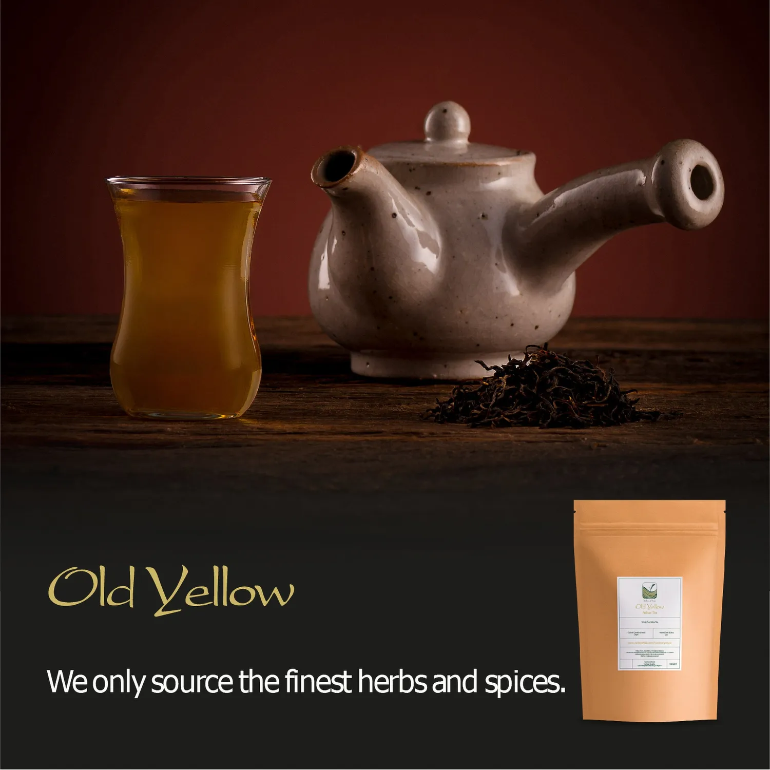 Valley of Tea Huoshan Gul gult te 50g blommig