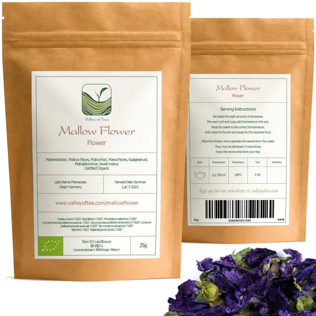 Valley of Tea Malvablommor örtte 25g mild