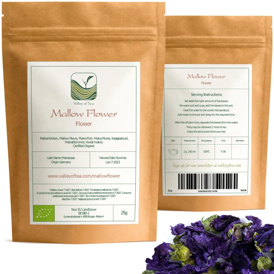 Valley of Tea Malvablommor örtte 25g mild
