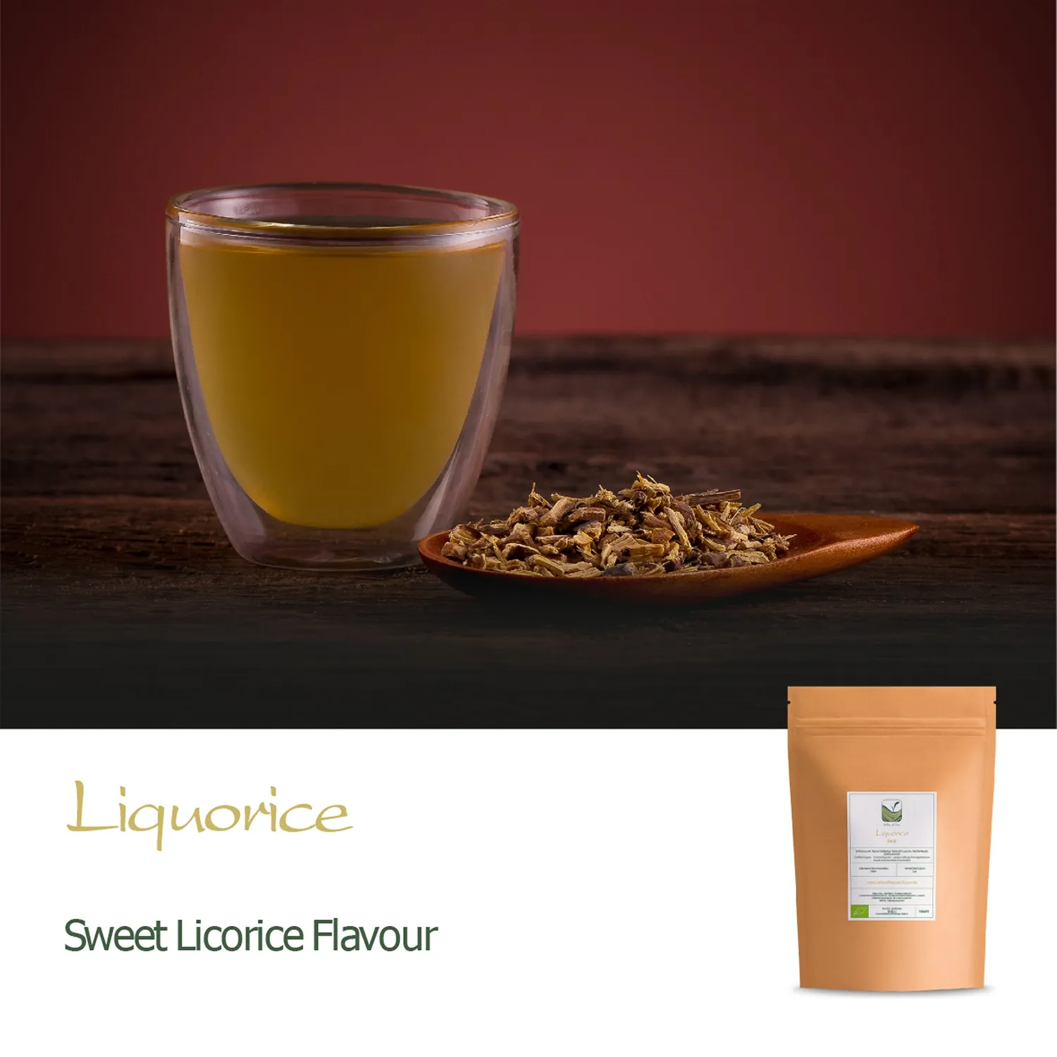 Valley of Tea Lakrits Örtte 100 g sött