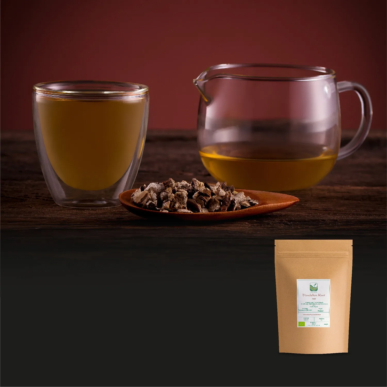 Valley of Tea Maskrosrot örtte 100g rostad