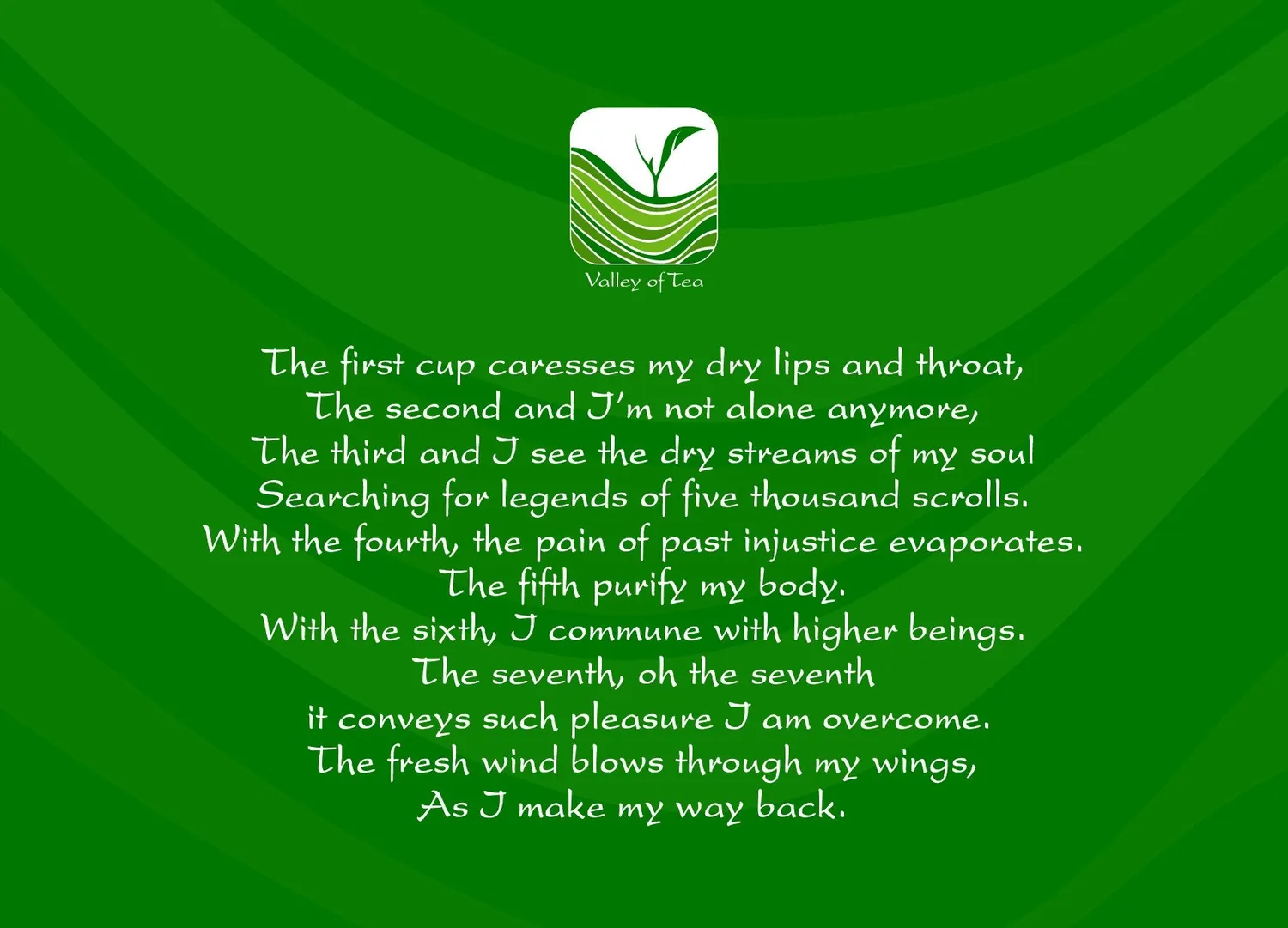 Valley of Tea Kinesiskturval te presentask