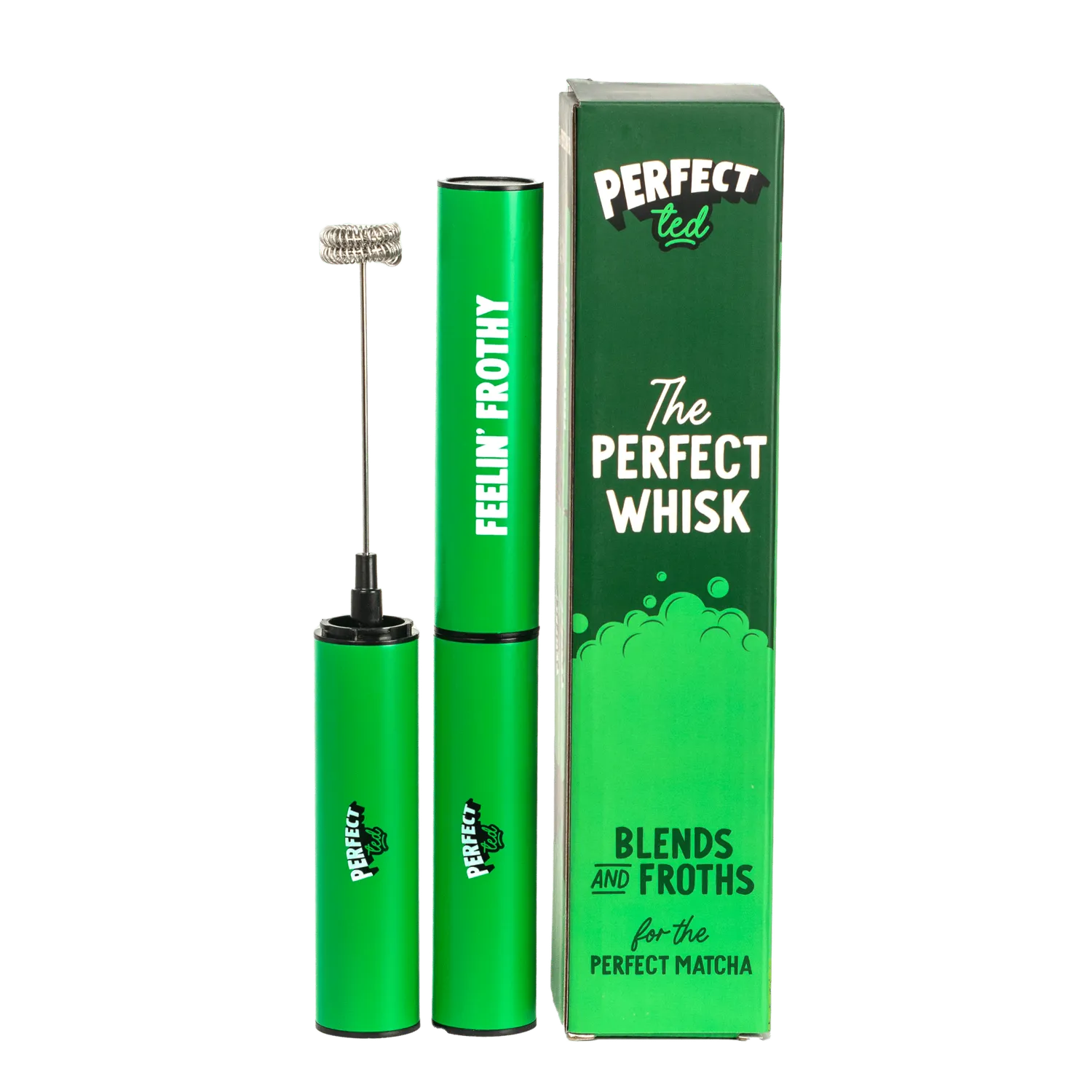 Perfect Ted The Perfect Whisk mjölkskummare USB dubbelvisp