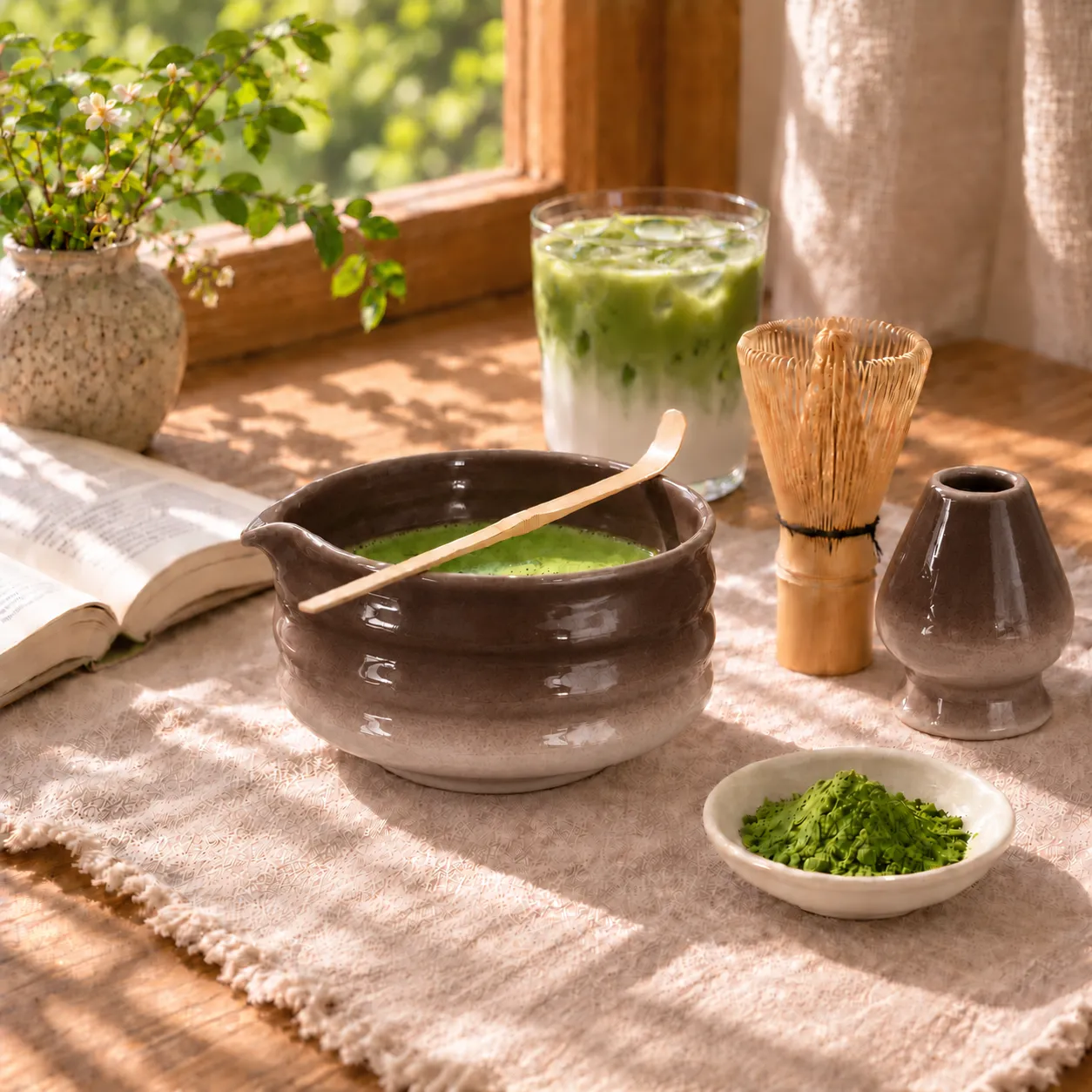 Perfect Ted Brown Matcha Set matchaset skål chasen 30g