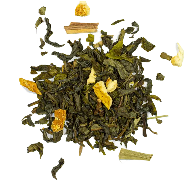Bönor & Blad Earl Green grönt te 100 g bergamott