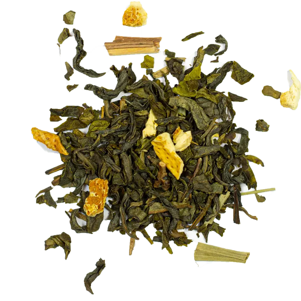 Bönor & Blad Earl Green grönt te 100 g bergamott