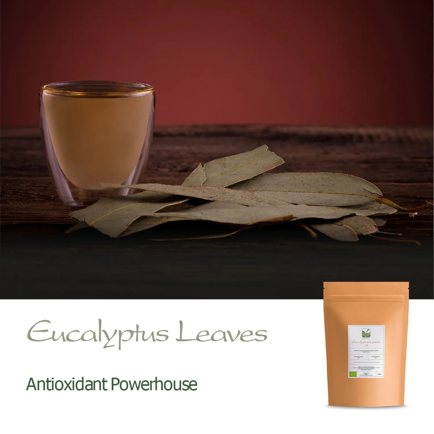 Valley of Tea Eukalyptusblad örtte lösvikt 50g helblad
