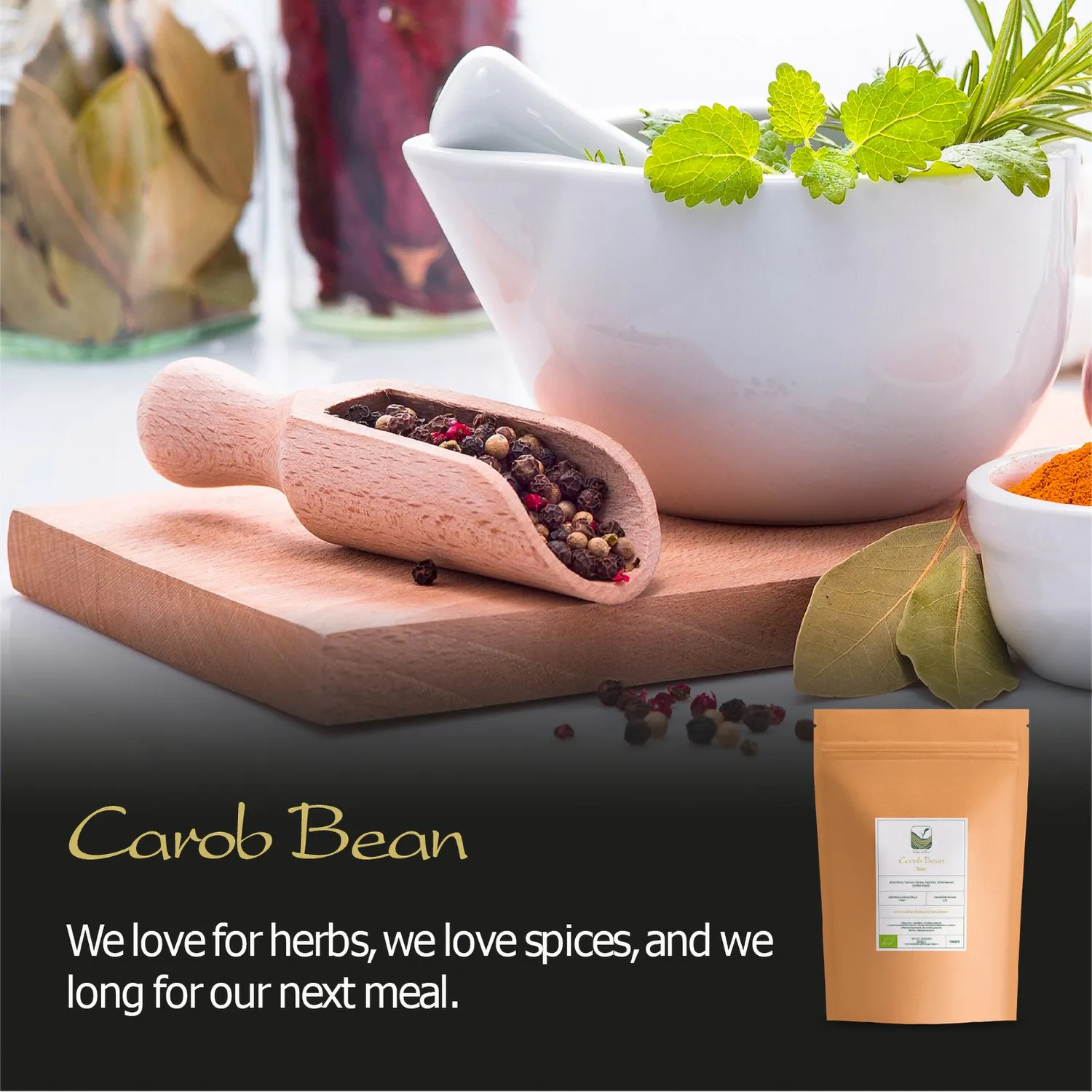 Valley of Tea Johannisbrödfrö carob 250g koffeinfri