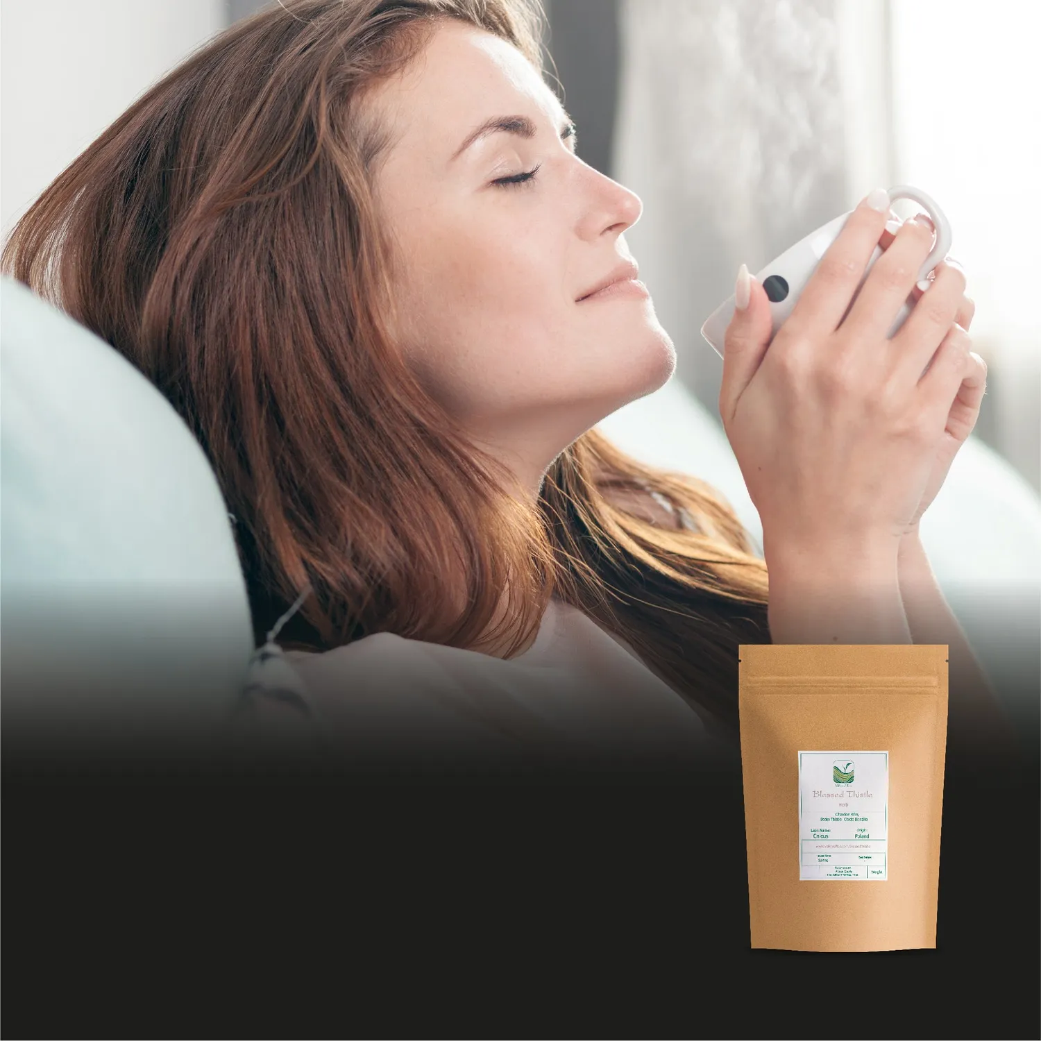 Valley of Tea Benedikttistel örtte 100g koffeinfri