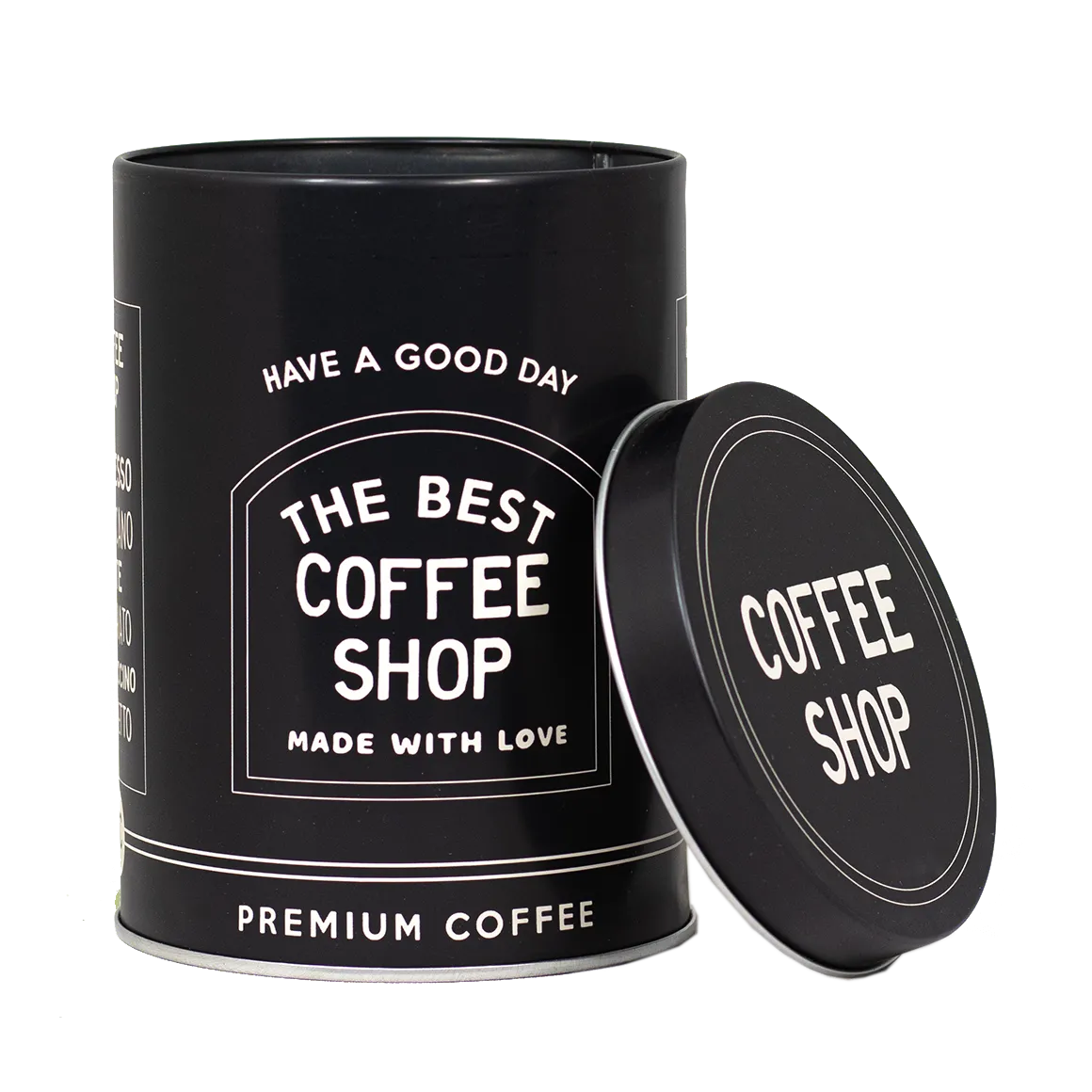 Bönor & Blad The Best Coffee Shop burk rund plåt 250 g
