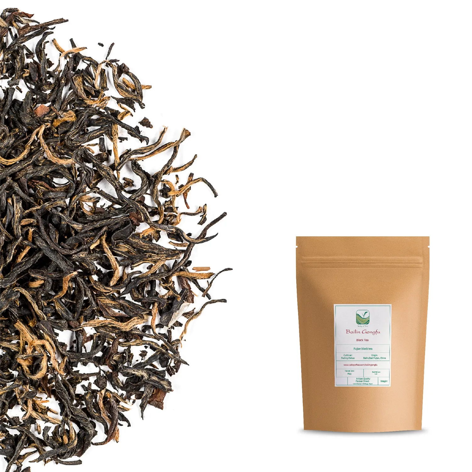 Valley of Tea Bailin Gongfu svart te 50g