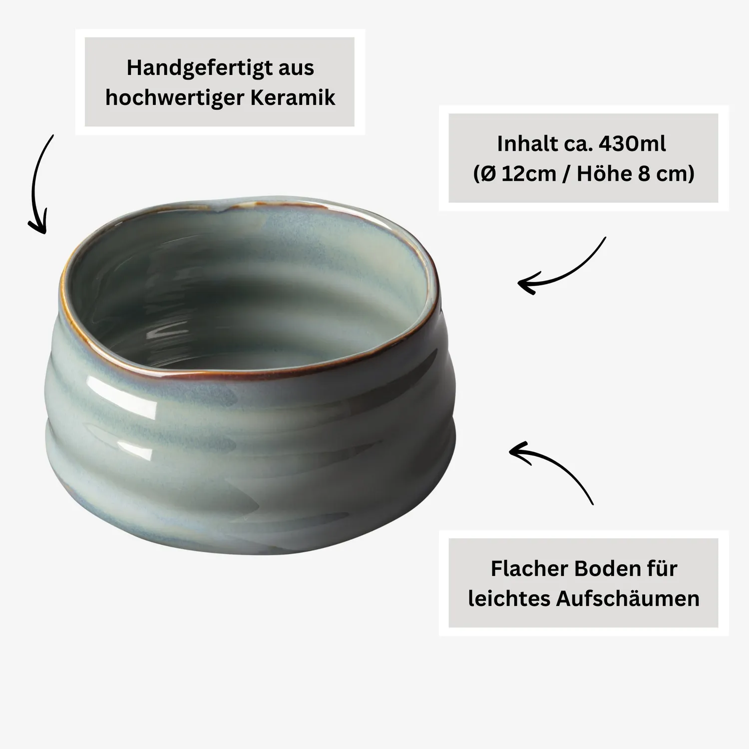 Matcha Magic Tiruburu matchaset skål visp presentbox