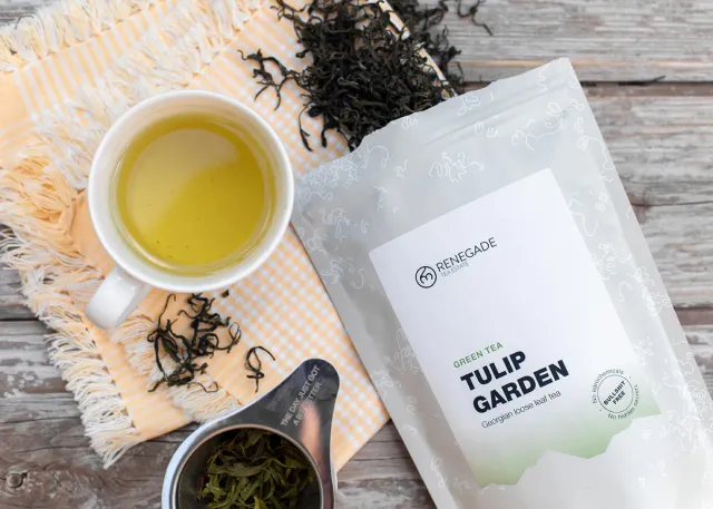 Renegade Tea Estate Tulip Garden grönt te 150g blommig