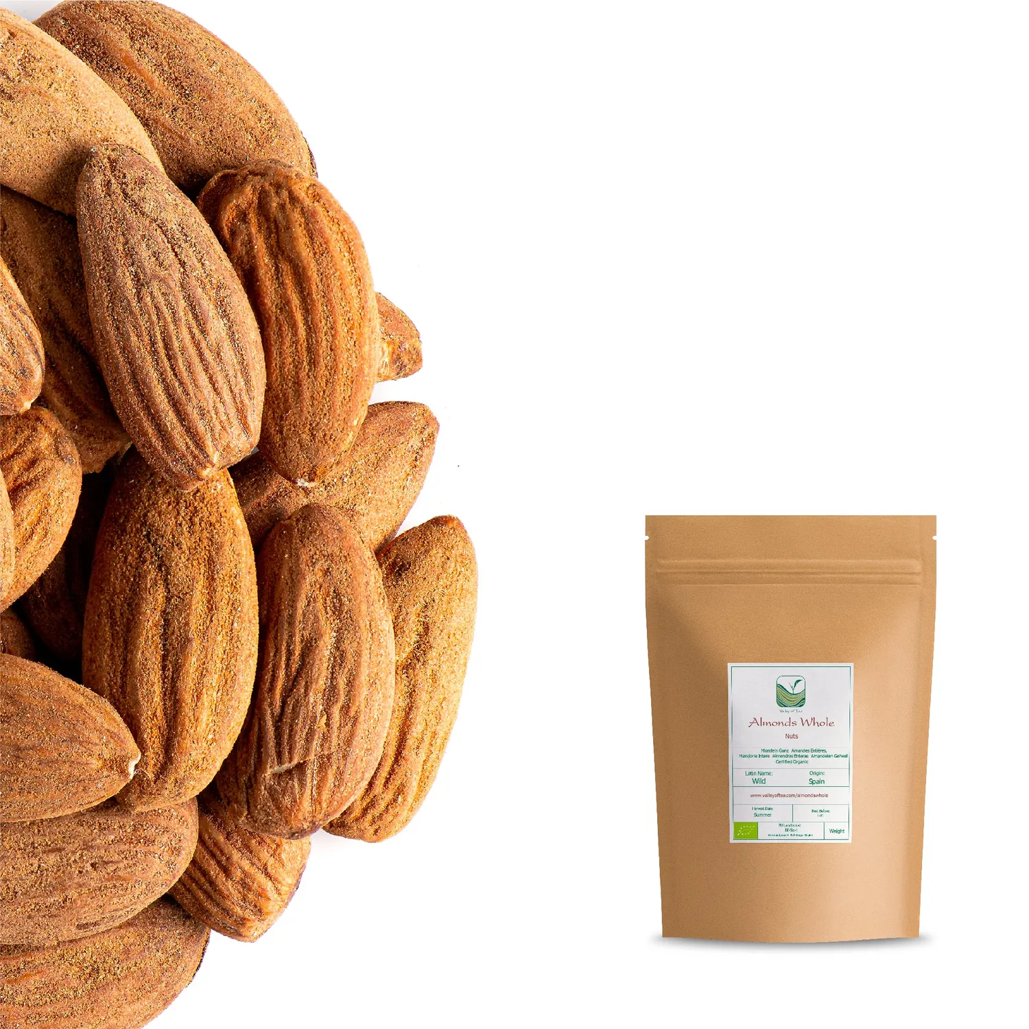 Valley of Tea Helamandlar naturella 250g ekologiska
