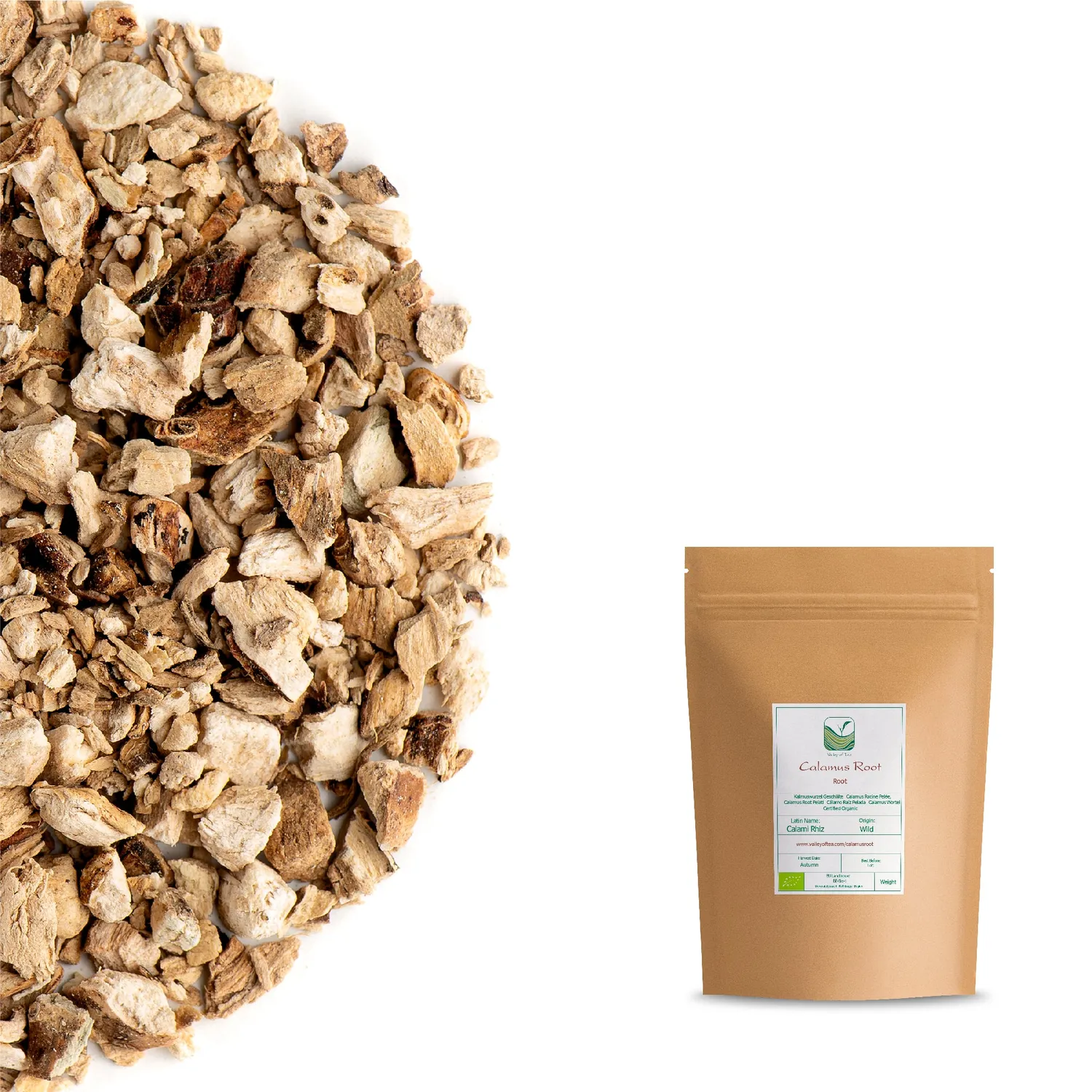 Valley of Tea Kalmusrot örtte 100 g lösvikt kryddig