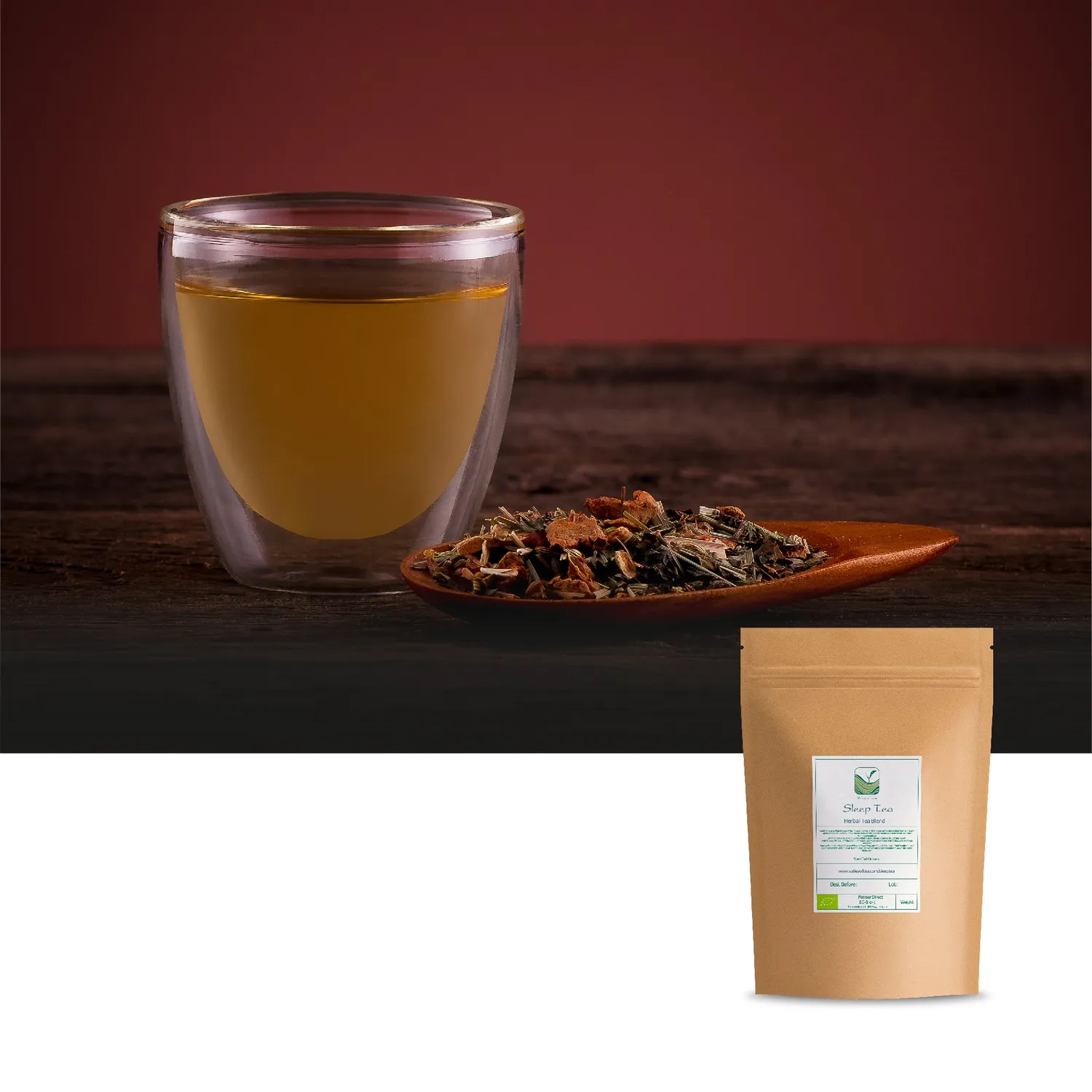 Valley of Tea Sömn Te örtblandning lösvikt 100g koffeinfri