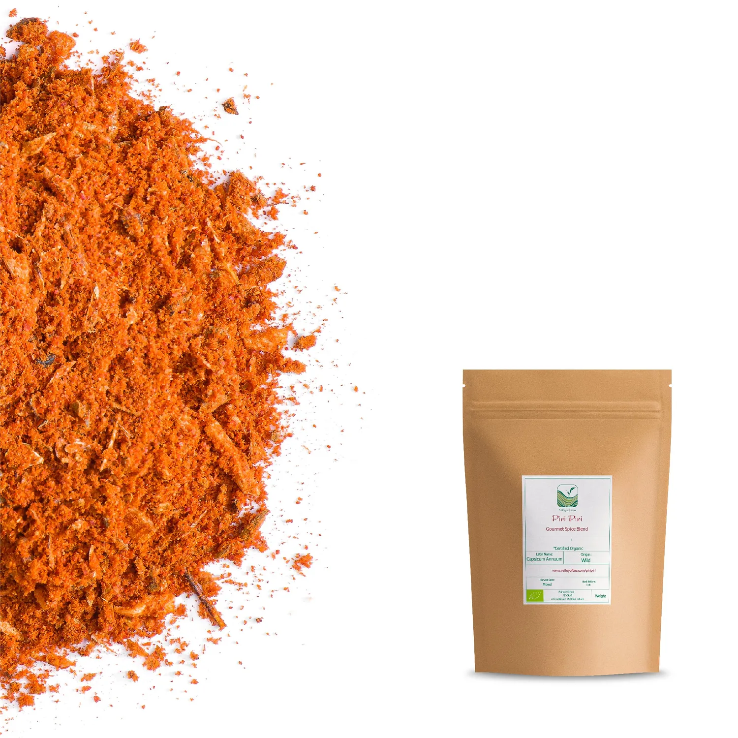 Valley of Tea Piri Piri Kryddmix 100 g stark