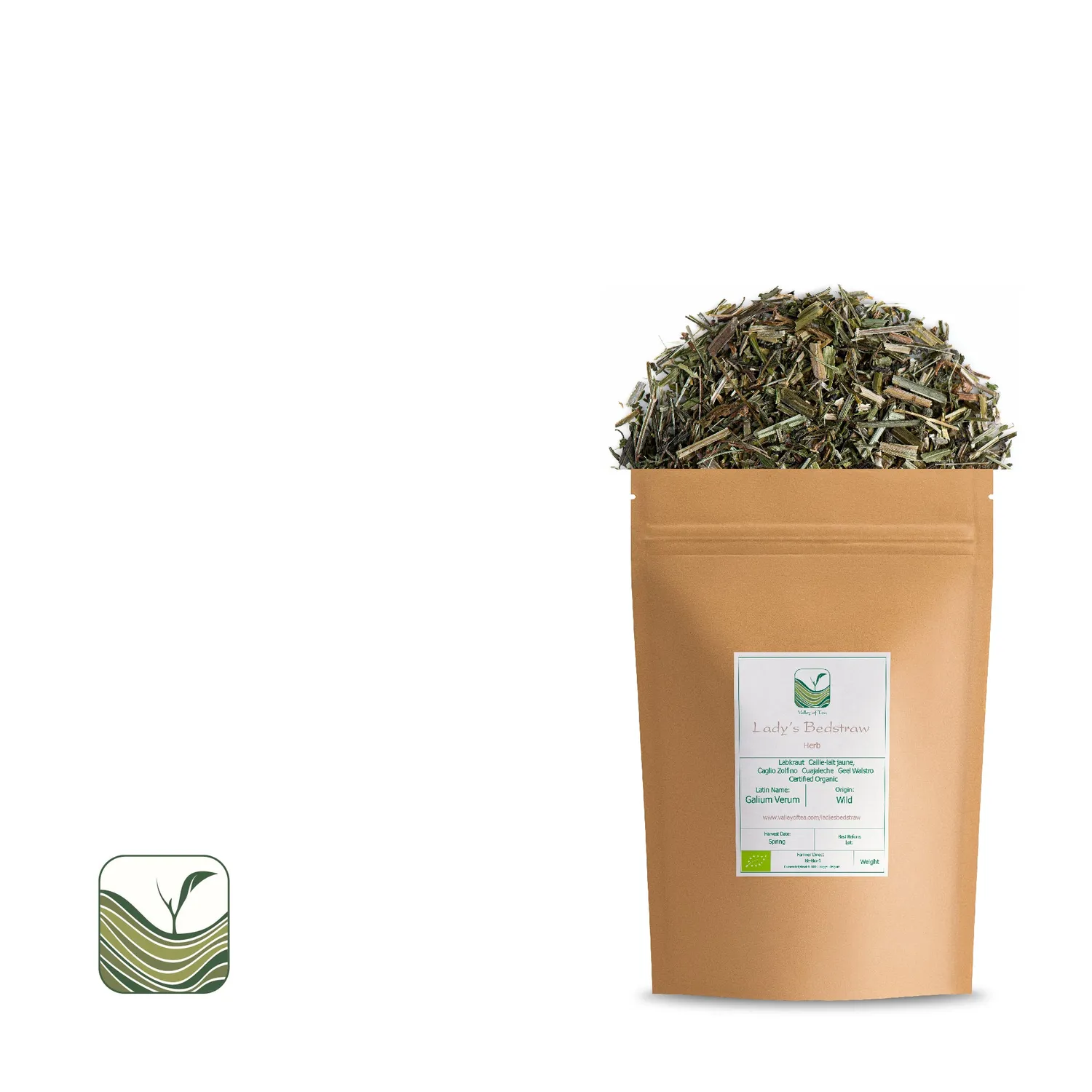 Valley of Tea Gulmåra örtte 100g koffeinfri