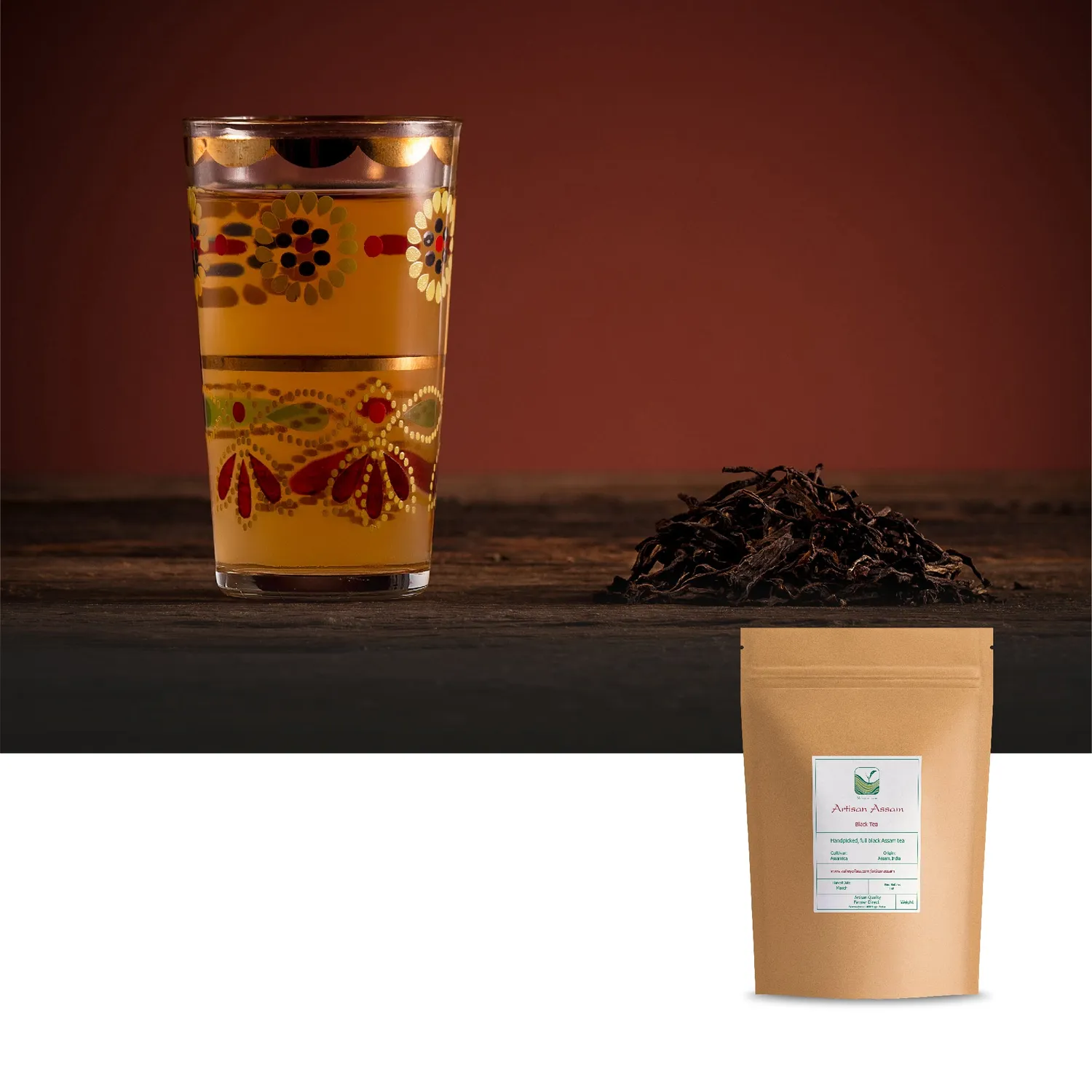Valley of Tea Artisan Assam svart te 100g fylligt