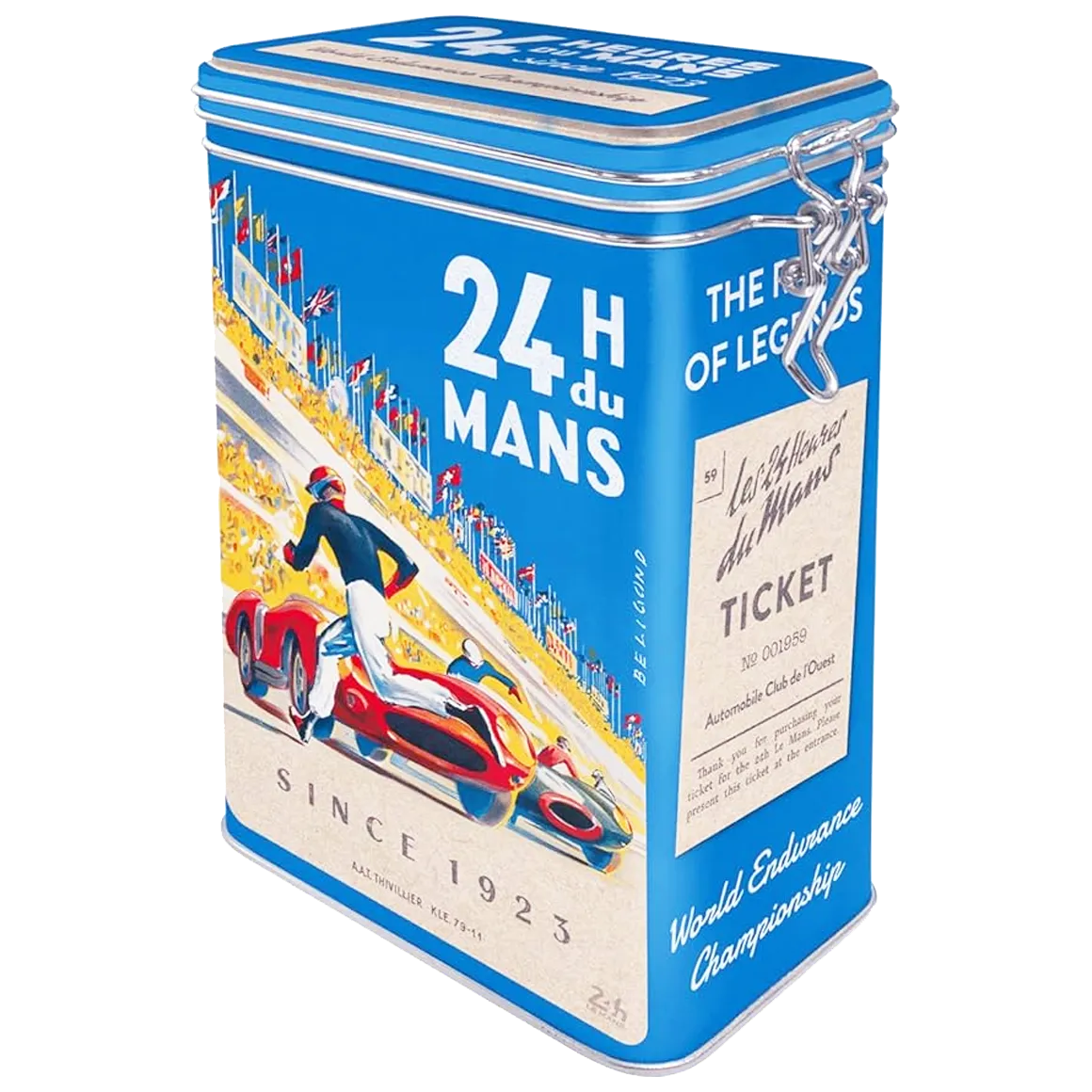Bönor & Blad 24H du Mans burk plåt retro