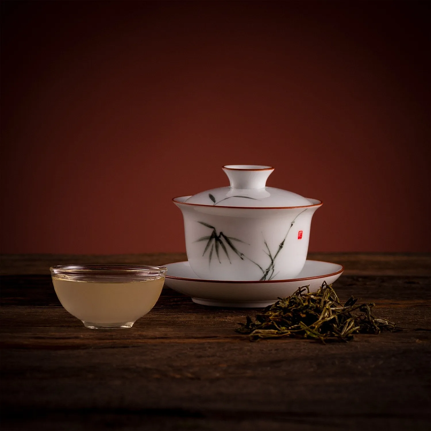 Valley of Tea Kinesiskturval te presentask