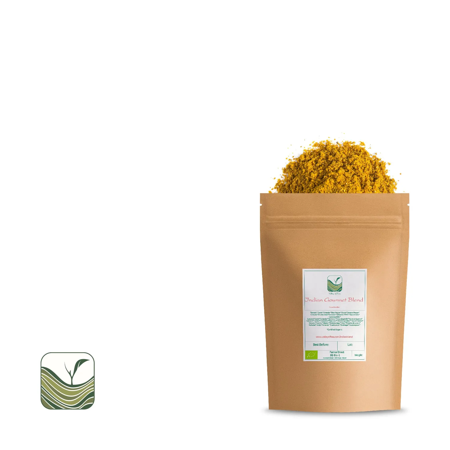 Valley of Tea Indisk Blandning kryddor 100g eko