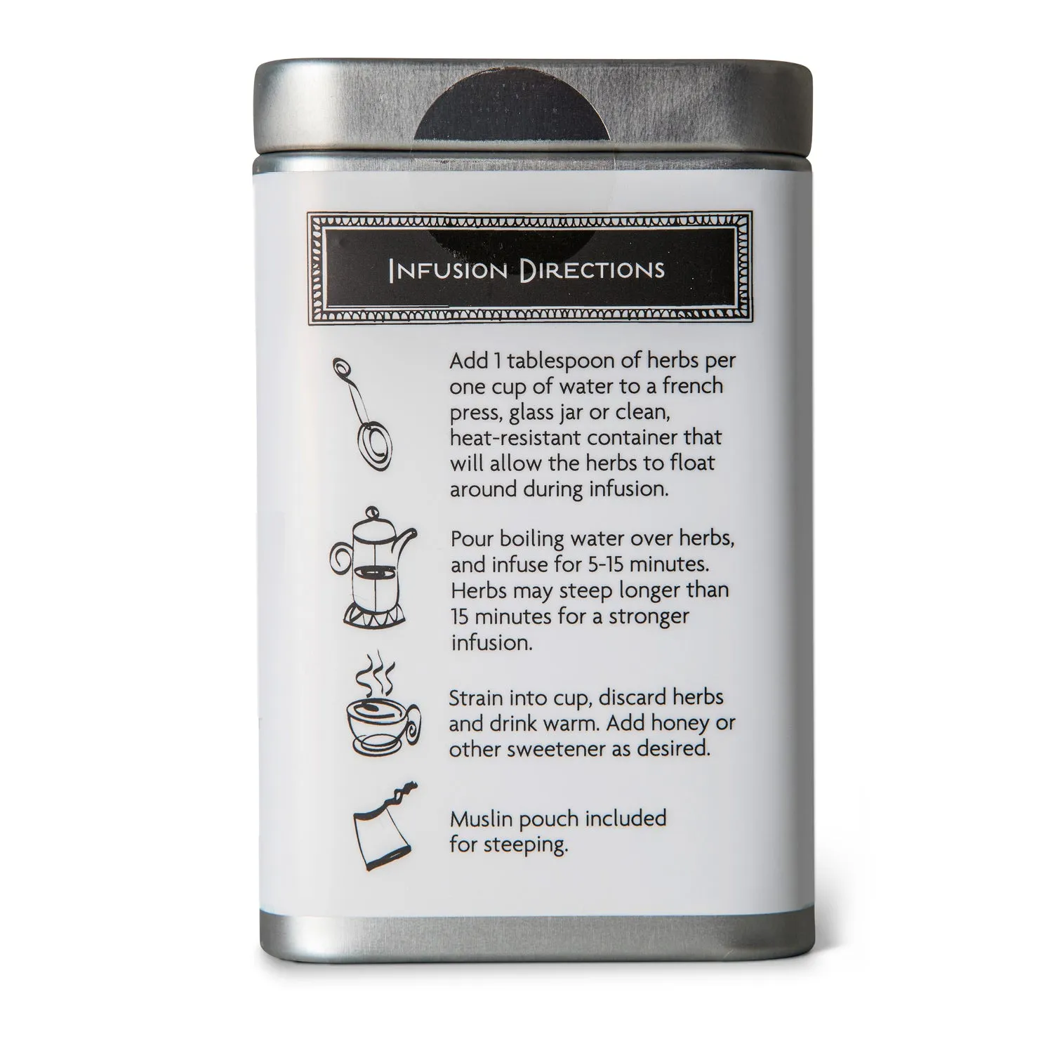 Birds & Bees Inner Peace örtte burk 2,25oz ingefära