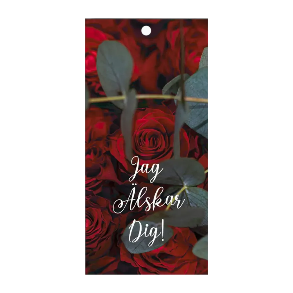 Card Store Jag älskar dig kort 10x3,5 cm